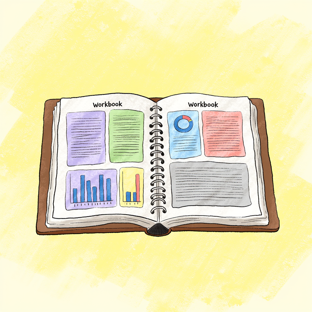 workbook workbook tiếng việt là gì